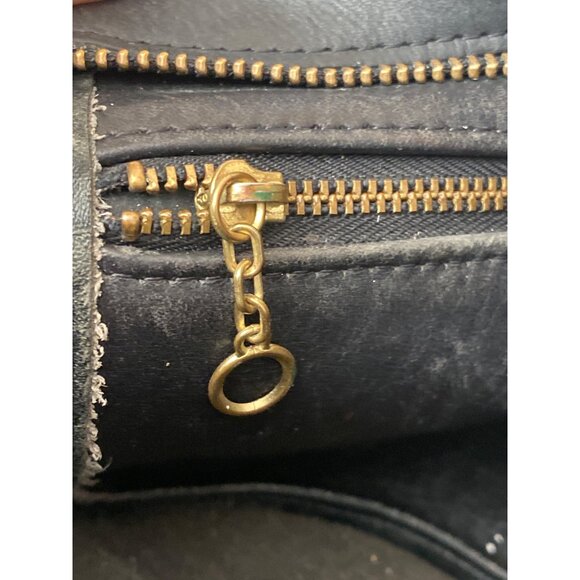 Coach 9802 Slim Equestrian Crossbody Black Leather Bag Made in USA 1997 - Picture 12 of 16